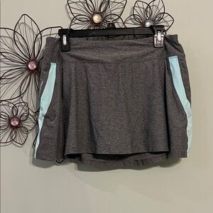Champion Gray and Light Blue Athletic Skort